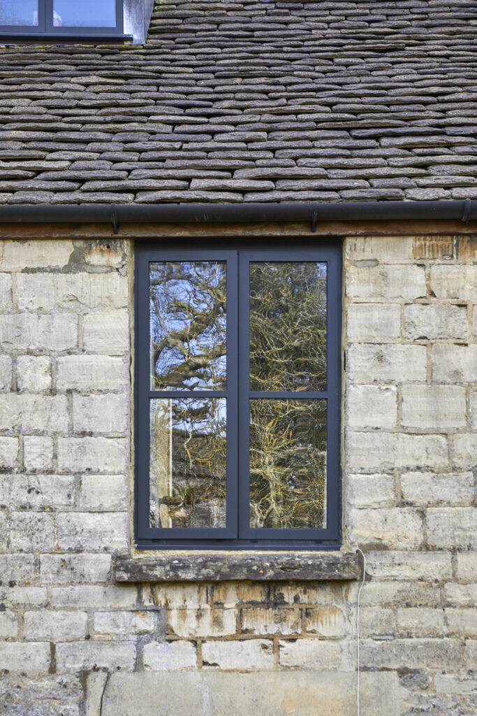 black aluminium windows