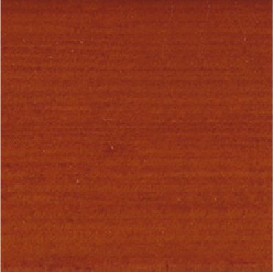 rich mahogany on redwood timber